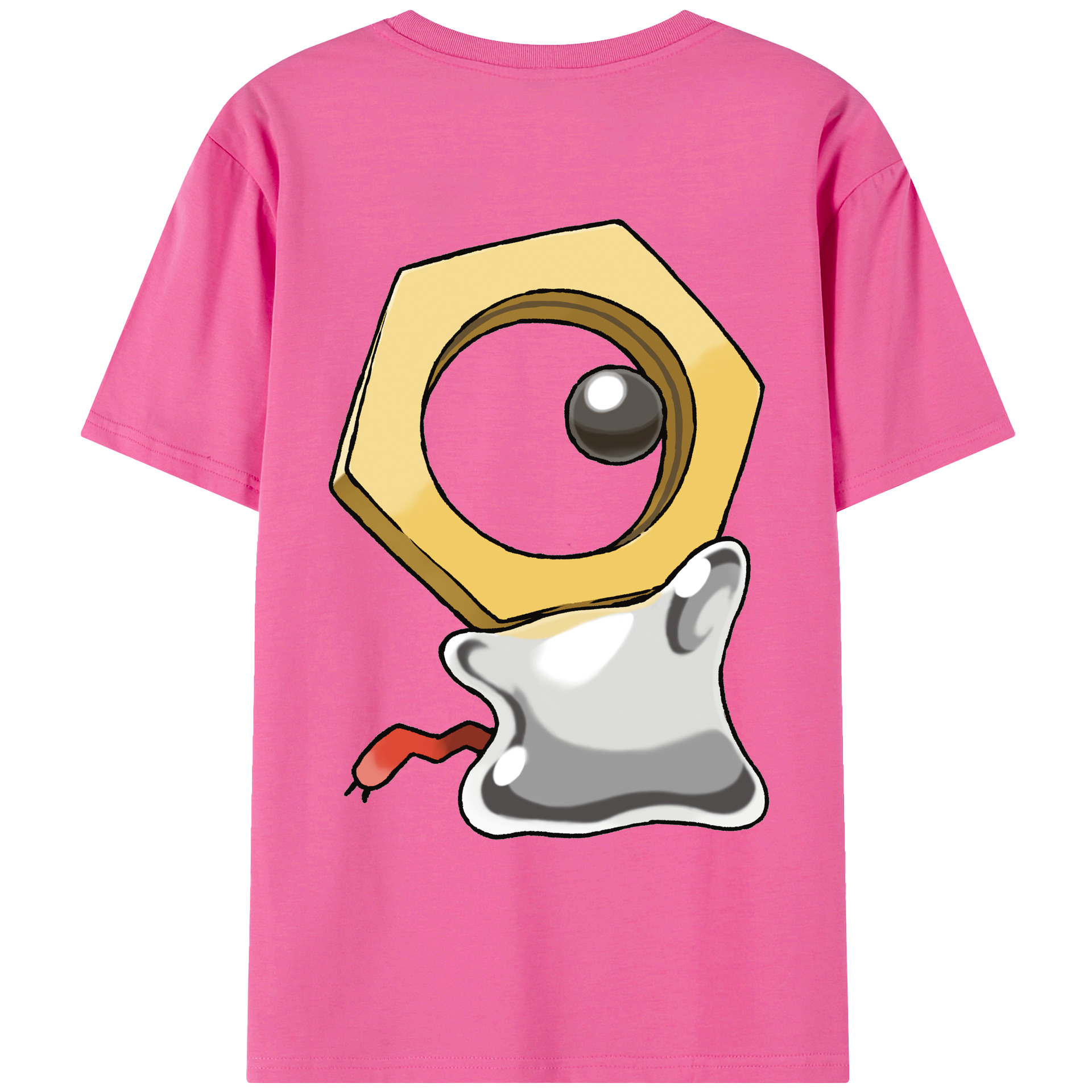 （画像用） ポケットモンスター Pokémon レディース半袖Tシャツ(バックプリント)